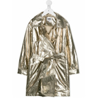 Karl Lagerfeld Kids Trench coat metálico - Dourado