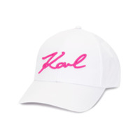 Karl Lagerfeld K/SIgnature baseball cap - Branco