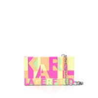 Karl Lagerfeld Neon Minaudiere box clutch - Rosa