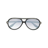 Karl Lagerfeld Óculos de sol aviador Karl Ikon com aplicação - Preto