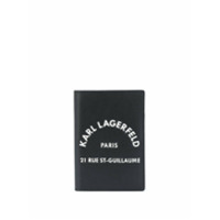 Karl Lagerfeld Porta-passaporte Rue St Guillaume - Preto