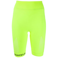 Karl Lagerfeld seamless biker shorts - Amarelo