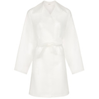 KASSL Editions Capa de chuva transparente com amarração - Neutro