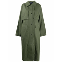 KASSL Editions Trench coat oversized - Verde