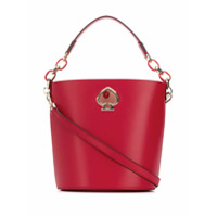 Kate Spade Bolsa bucket com placa de logo - Vermelho