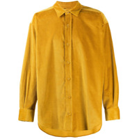 Katharine Hamnett London Camisa de veludo cotelê - Amarelo