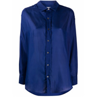 Katharine Hamnett London Camisa oversized com botões - Azul