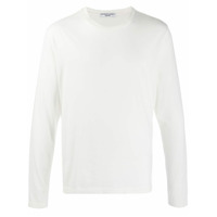 Katharine Hamnett London Camiseta Clean up or die com mangas longas - Branco