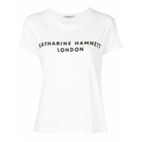 Katharine Hamnett London Camiseta com estampa de logo - Branco