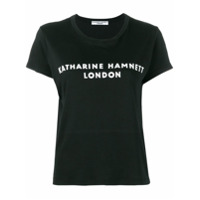 Katharine Hamnett London Camiseta com estampa de logo - Preto