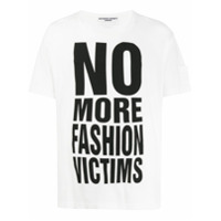 Katharine Hamnett London Camiseta de algodão orgânico com slogan - Branco