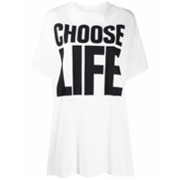 Katharine Hamnett London Camiseta oversized com estampa Choose Life - Branco