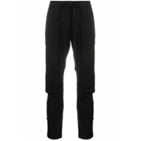 Kazuyuki Kumagai Calça slim com ajuste no cós - Preto