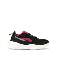 Kendall+Kylie Tênis com recortes bicolor - Preto