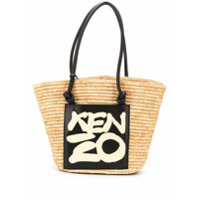 Kenzo Bolsa tote com estampa de logo - Neutro