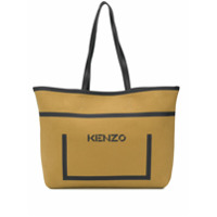 Kenzo Bolsa tote com estampa de logo - Neutro