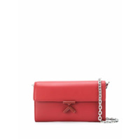 Kenzo Carteira K com alça de corrente - Vermelho