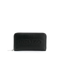 Kenzo embossed logo continental wallet - Preto