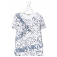 Kenzo Kids Camiseta com estampa de elefante - Branco
