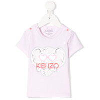 Kenzo Kids Camiseta com estampa de elefante - Rosa