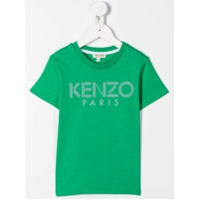 Kenzo Kids Camiseta com estampa de logo - Verde