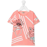Kenzo Kids Camiseta com estampa gráfica - Rosa