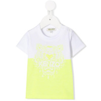 Kenzo Kids Camiseta com logo e tigre - Amarelo