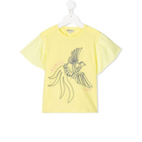 Kenzo Kids Camiseta Johanna com bordado - Amarelo