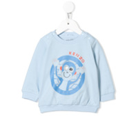 Kenzo Kids Suéter com estampa gráfica - Azul