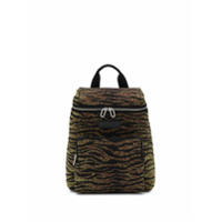 Kenzo Mochila com estampa de tigre e zíper - Preto