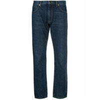 Khaite Calça jeans reta cintura média - Azul
