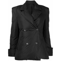 Khrisjoy Blazer matelassê com abotoamento duplo - Preto