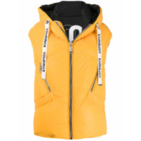 Khrisjoy Colete matelassê com zíper - Amarelo