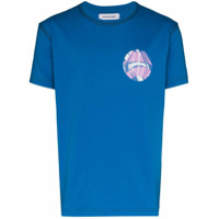 Kiko Kostadinov Camiseta Tulcea Graph com estampa - Azul