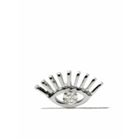 Kismet By Milka Brinco único Evil Eye de ouro branco 14k com diamante - WHITE GOLD