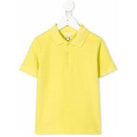 Knot Camisa polo com mangas curtas - Amarelo