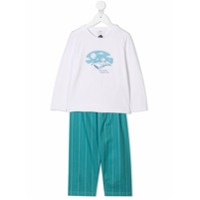 Knot Conjunto de pijama mangas longas - Branco