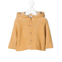 Knot Shisei hooded ribbed knit jacket - Amarelo