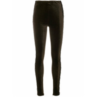 Koché Par de brincos com detalhe de contas - Verde