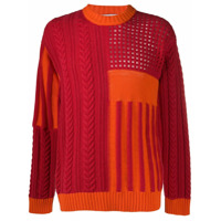 Koché Suéter mangas longas de tricô pesado - Vermelho