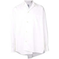 Kolor Camisa assimétrica com bolso no busto - Branco