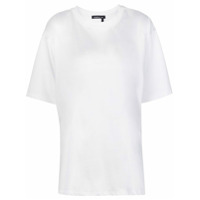 Koral Camiseta oversized Doppio de algodão - Branco