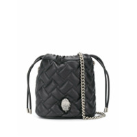 Kurt Geiger London Bolsa bucket Kensington matelassê - Preto