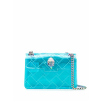 Kurt Geiger London Bolsa Kensington mini transparente - Azul