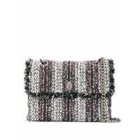 Kurt Geiger London Bolsa tiracolo Kensington de tweed - Prateado
