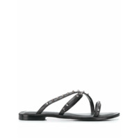 Kurt Geiger London Sandália de tiras com aplicação de tachas - Preto