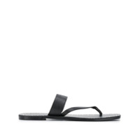 Kurt Geiger London Sandália flat com tachas - Preto