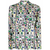 La Doublej Camiseta com estampa Portofino - Azul