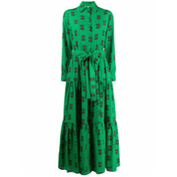 La Doublej Vestido longo com estampa Bellini - Verde