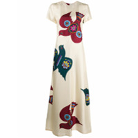 La Doublej Vestido Swing com mangas curtas - Neutro